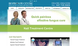 Nail Treatment Centre website preview