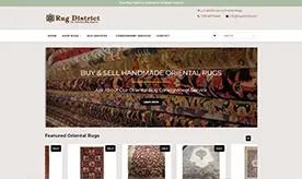 Rug District website preview