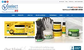 Select Marketing website preview