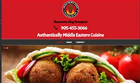 Shawarma King website preview