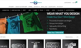 Sticker Haven website preview