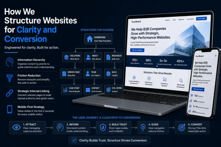 How We Structure Websites for Clarity and Conversion