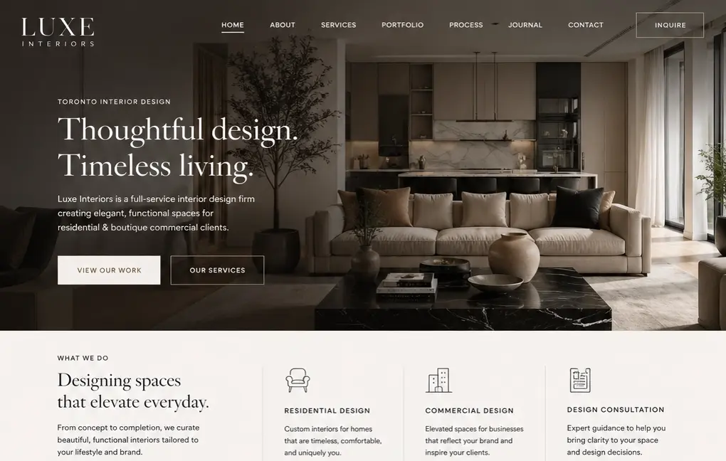 Luxe Interiors project image