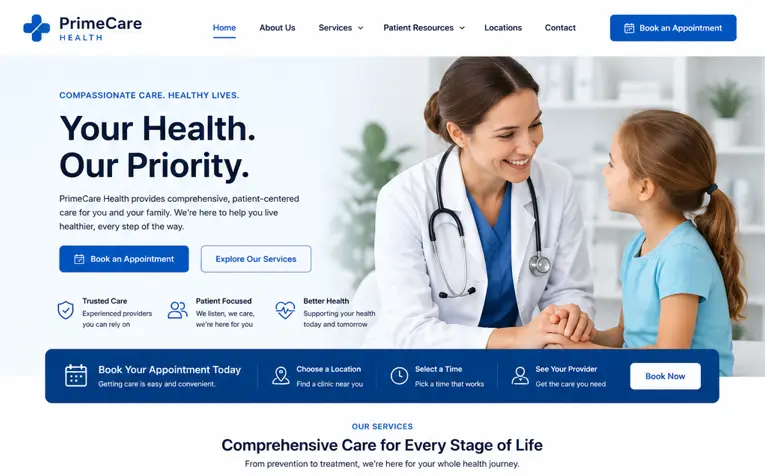 PrimeCare Health project image