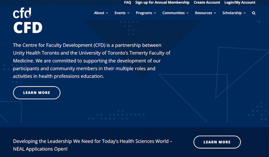 Centre for Faculty Development project preview