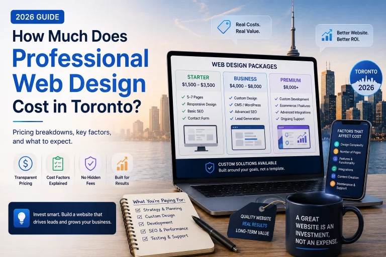 Web Design Cost Toronto
