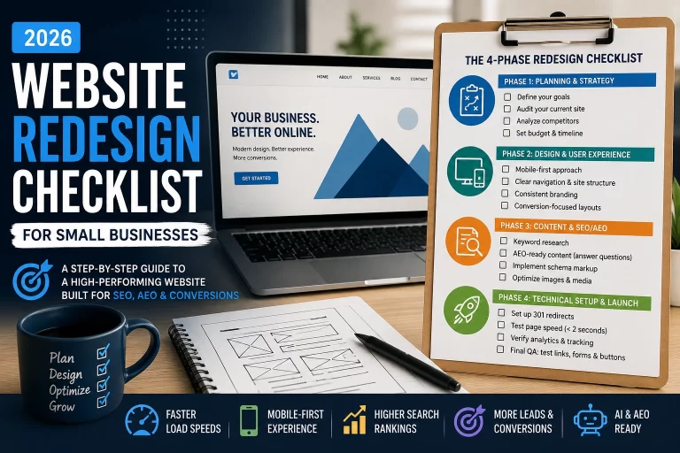 Website Redesign Checklist for Small Businesses